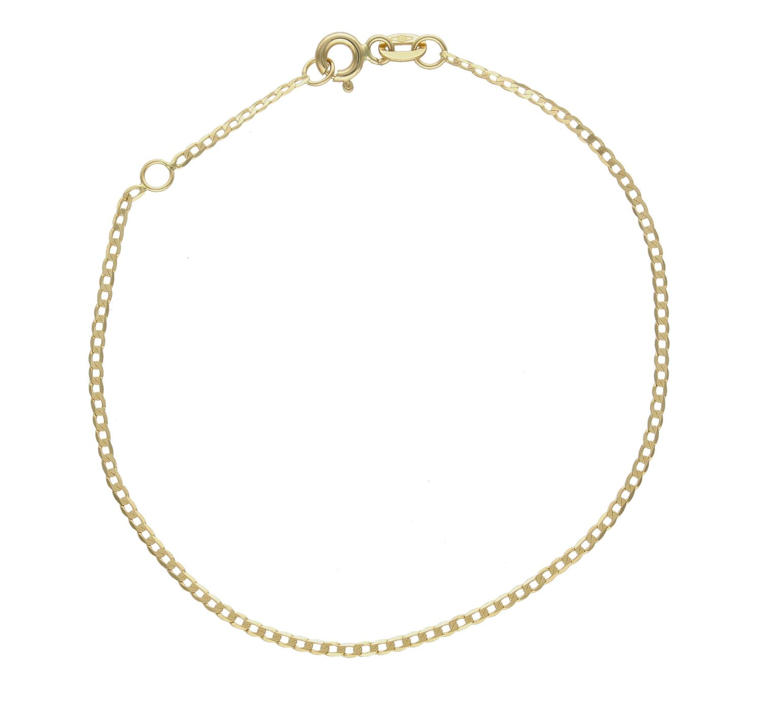 Złota bransoletka damska 585 klasyczna 1,5 mm DIA-BRA-1126-585 065 1,5mm.  Bransoletka w takiej formie to ciekawy model bransoletki, który z pewnością zachwyci kobiety eleganckie, pełne klasy. Złota bransoleta o tradycyjnym s (1).jpg